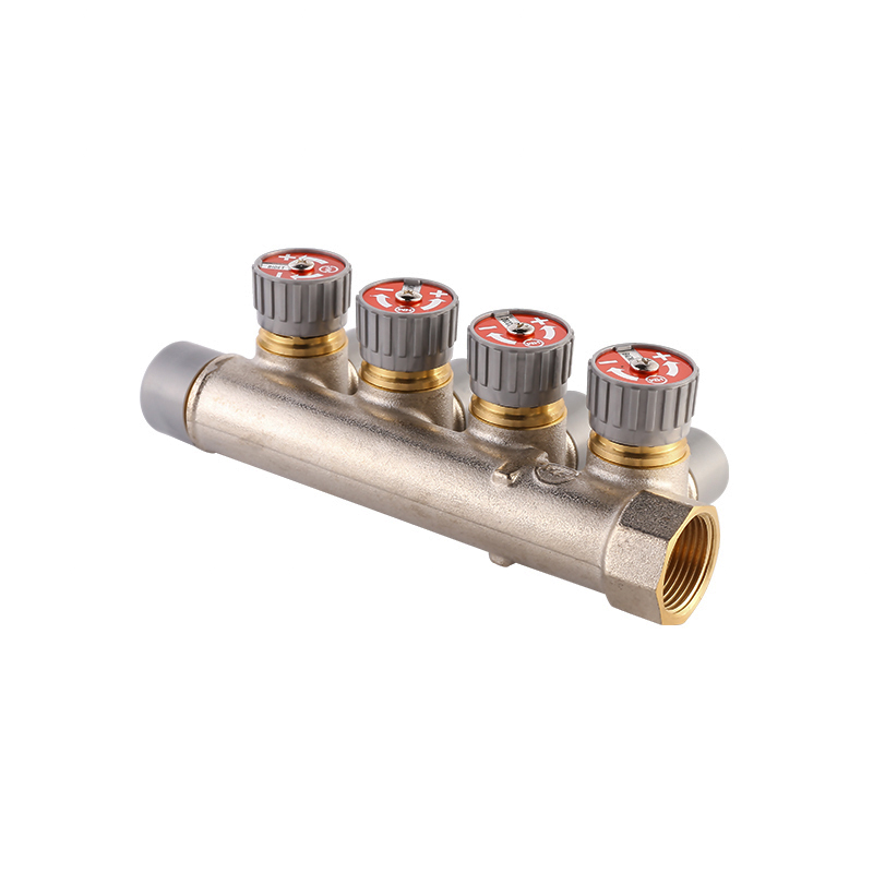 Nickel Plated Brass Manifold for Floor Heating System