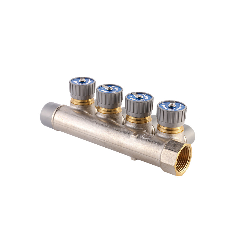 Nickel Plated Brass Manifold for Floor Heating System