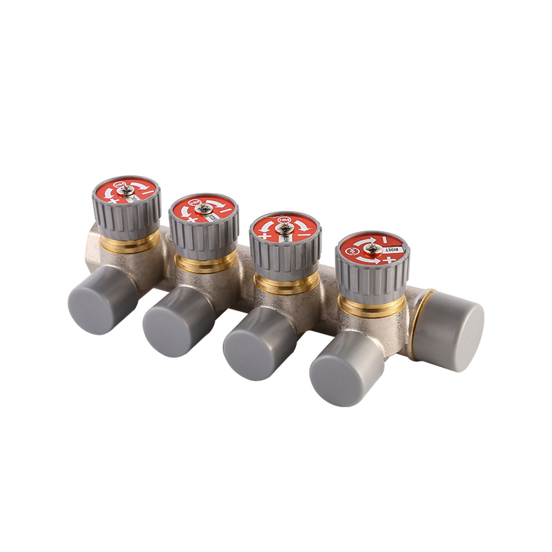 Nickel Plated Brass Manifold for Floor Heating System