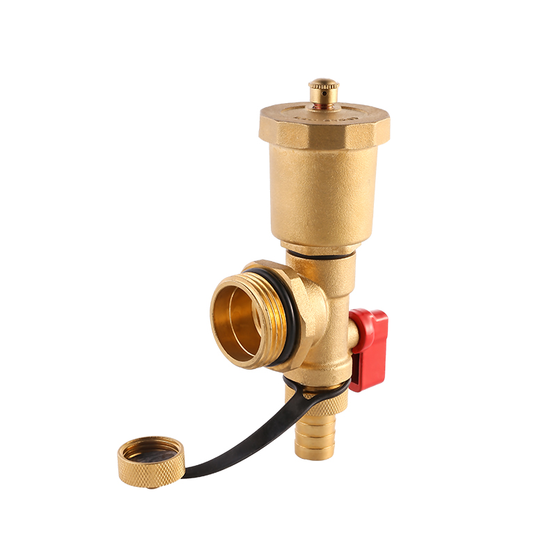 Brass Air Vent Valve with Drain Valve