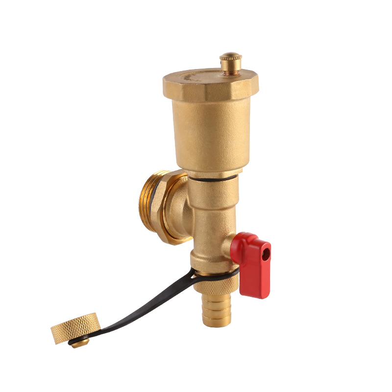 Brass Air Vent Valve with Drain Valve