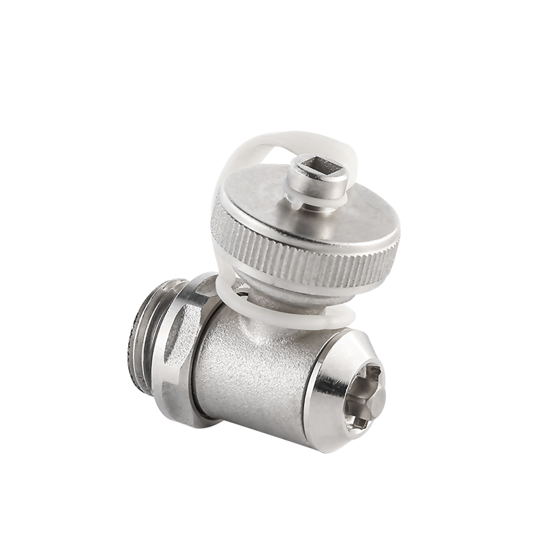 Manifold Accessories Brass Air Vent Valve with Surface Nickel Plated