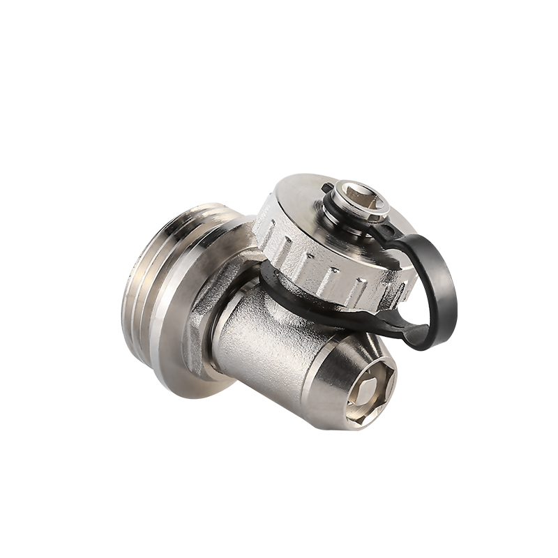 Manifold Accessories Brass Air Vent Valve with Surface Nickel Plated