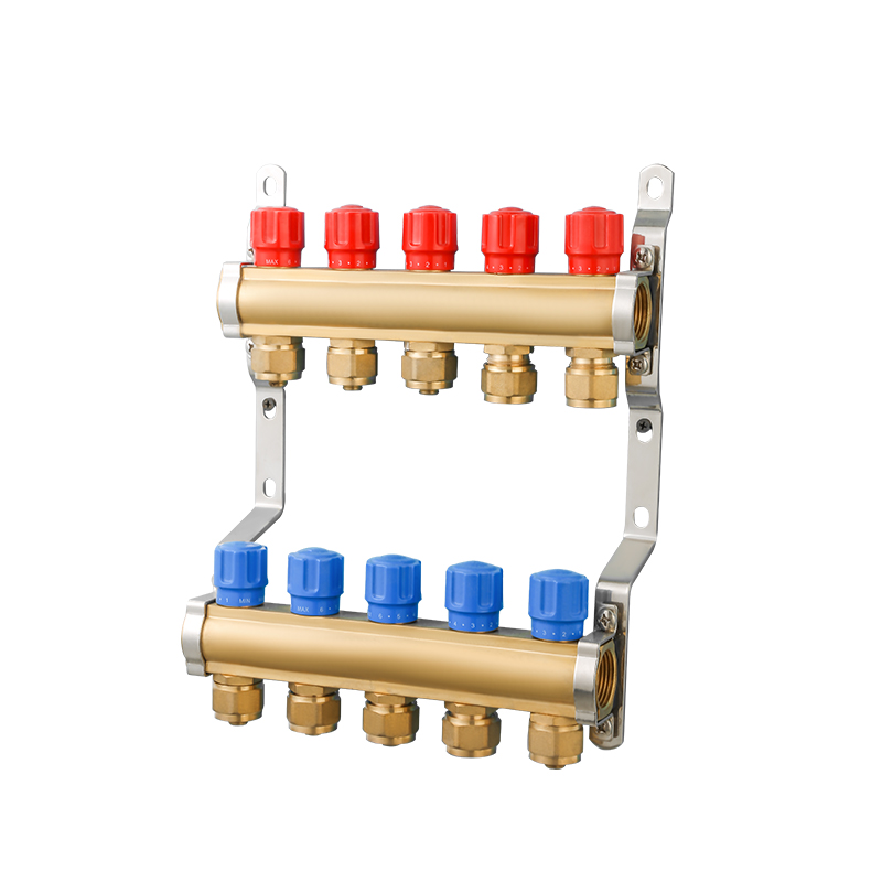 Brass Radiant Heat Manifold for Floor Heating