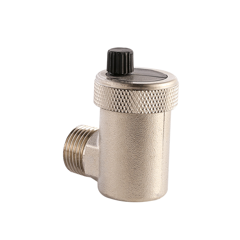 Nickel Plated Male Thread Brass Air Vent Valve