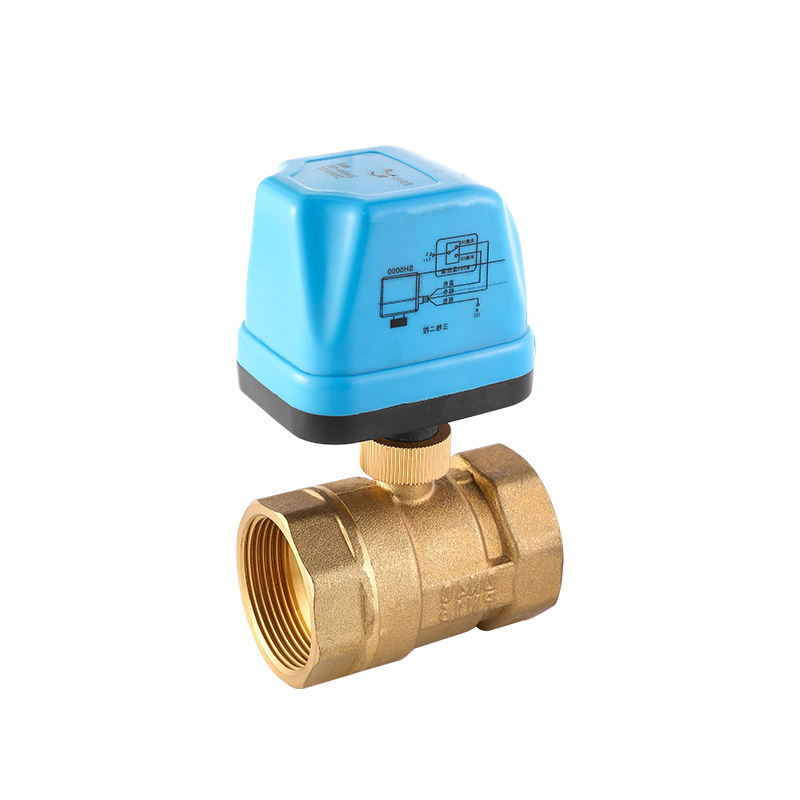 220V/110V/24V 2 Way Brass Water Electric Actuator Ball Valve  