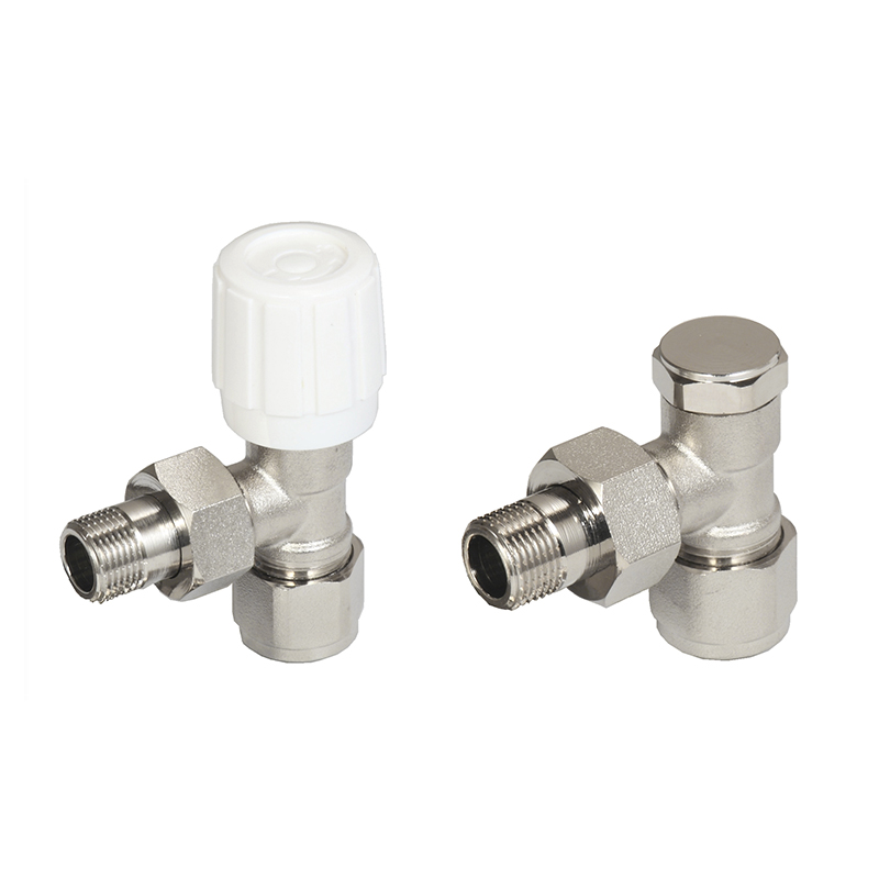 Nickel Plated Temperature Control Thermostatic Brass Radiator Valve