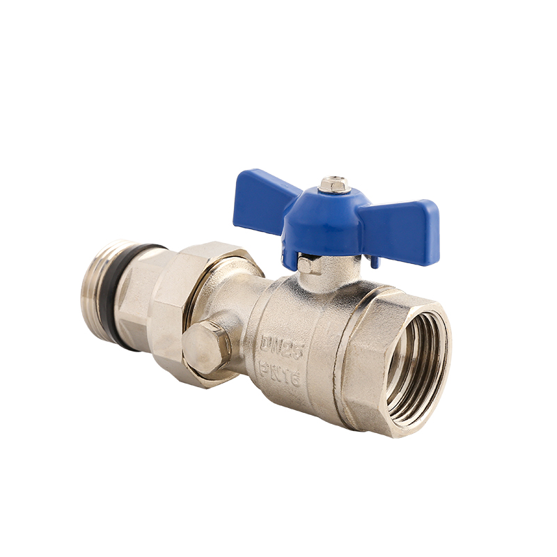 Brass Shut off Strainer Ball Valve with thermometer