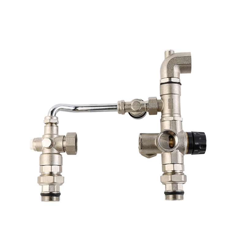 Nickel Plated Floor Heating Radiator Manifold Water Mixing system