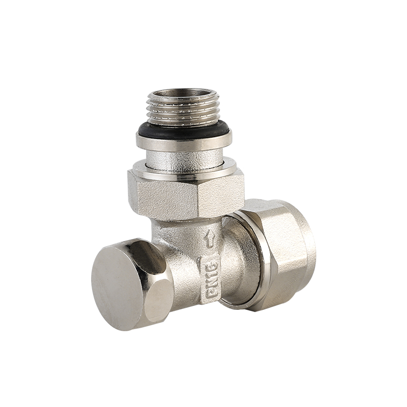 Ce Mark Nickel Plated Return Brass Radiator Valve