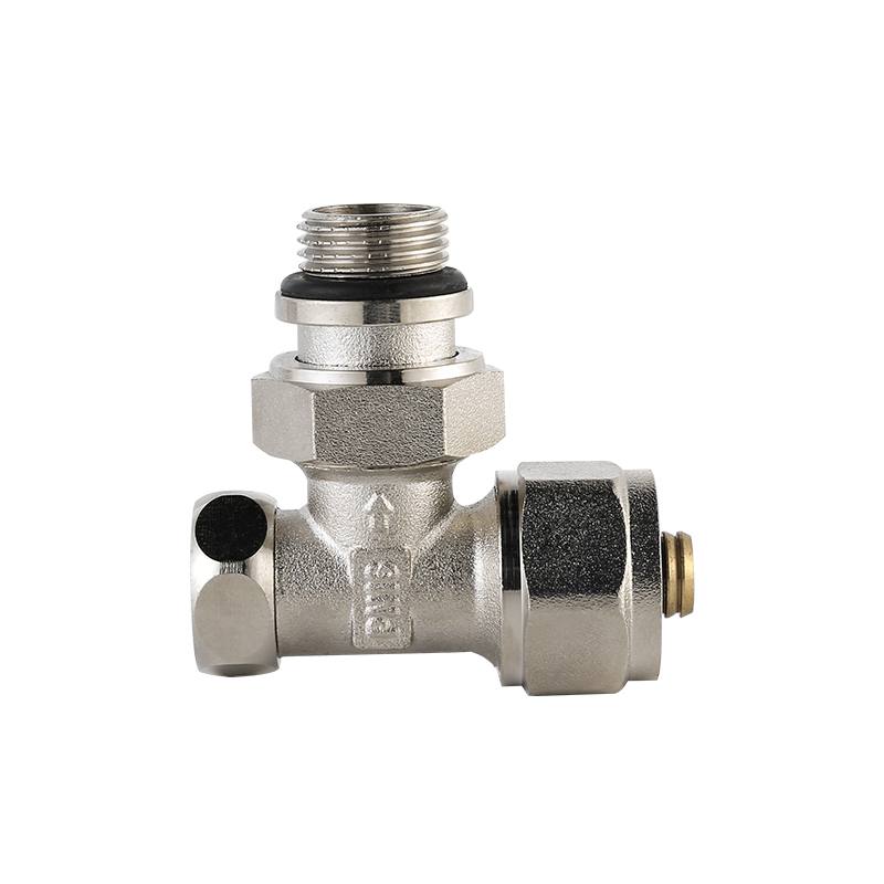 Ce Mark Nickel Plated Return Brass Radiator Valve