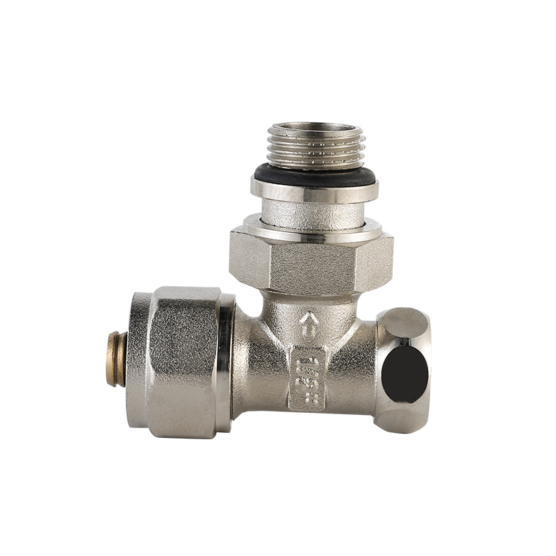 Ce Mark Nickel Plated Return Brass Radiator Valve