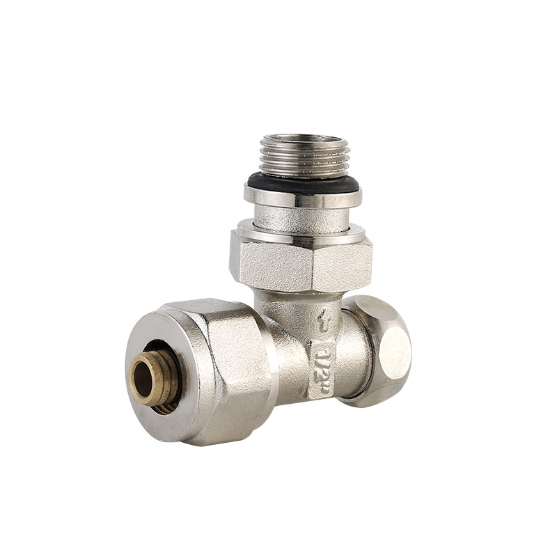 Ce Mark Nickel Plated Return Brass Radiator Valve