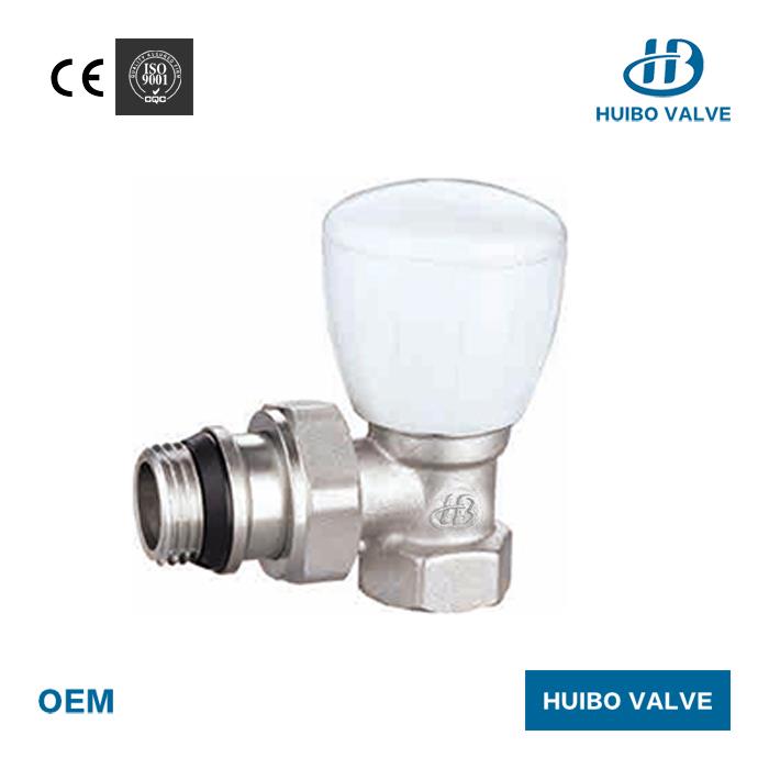 Angle Pattern Manual Brass Radiator Valve